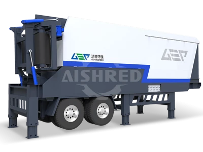 Usine de Déchiquetage Mobile